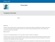 Tablet Screenshot of emancipet.careerplug.com