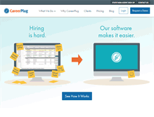 Tablet Screenshot of careerplug.com